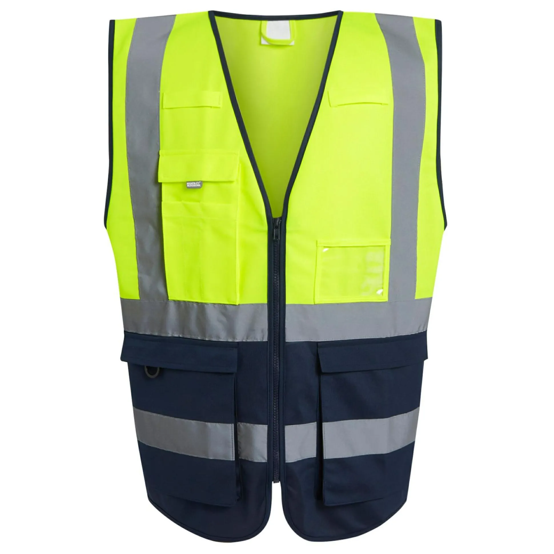 Men's Pro HI-VIS Executive Vest | Yellow Navy