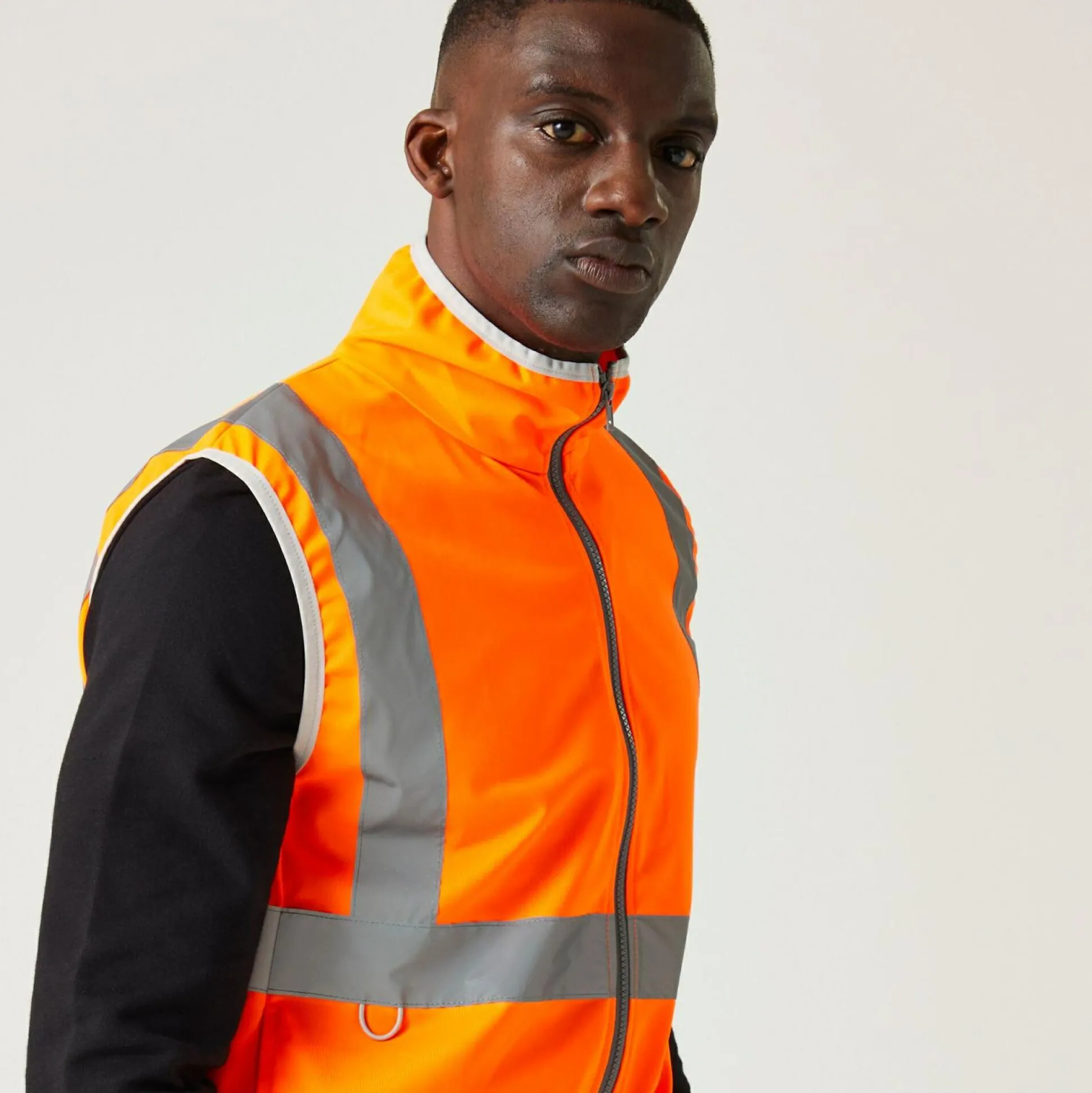 Men's Pro HI-VIS Full Zip Gilet | Orange