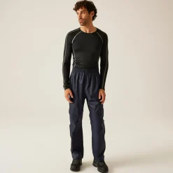Men's Pro Pack Away Breathable Waterproof Overtrousers | Navy