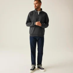 Men's Pro Quarter Zip Sweatshirt | Seal Grey