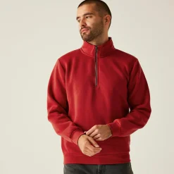 Men's Pro Quarter Zip Sweatshirt | Classic Red