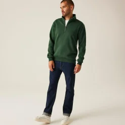 Men's Pro Quarter Zip Sweatshirt | Dark Green