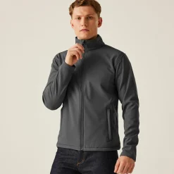 Men's Reid Softshell Jacket | Seal Grey Black