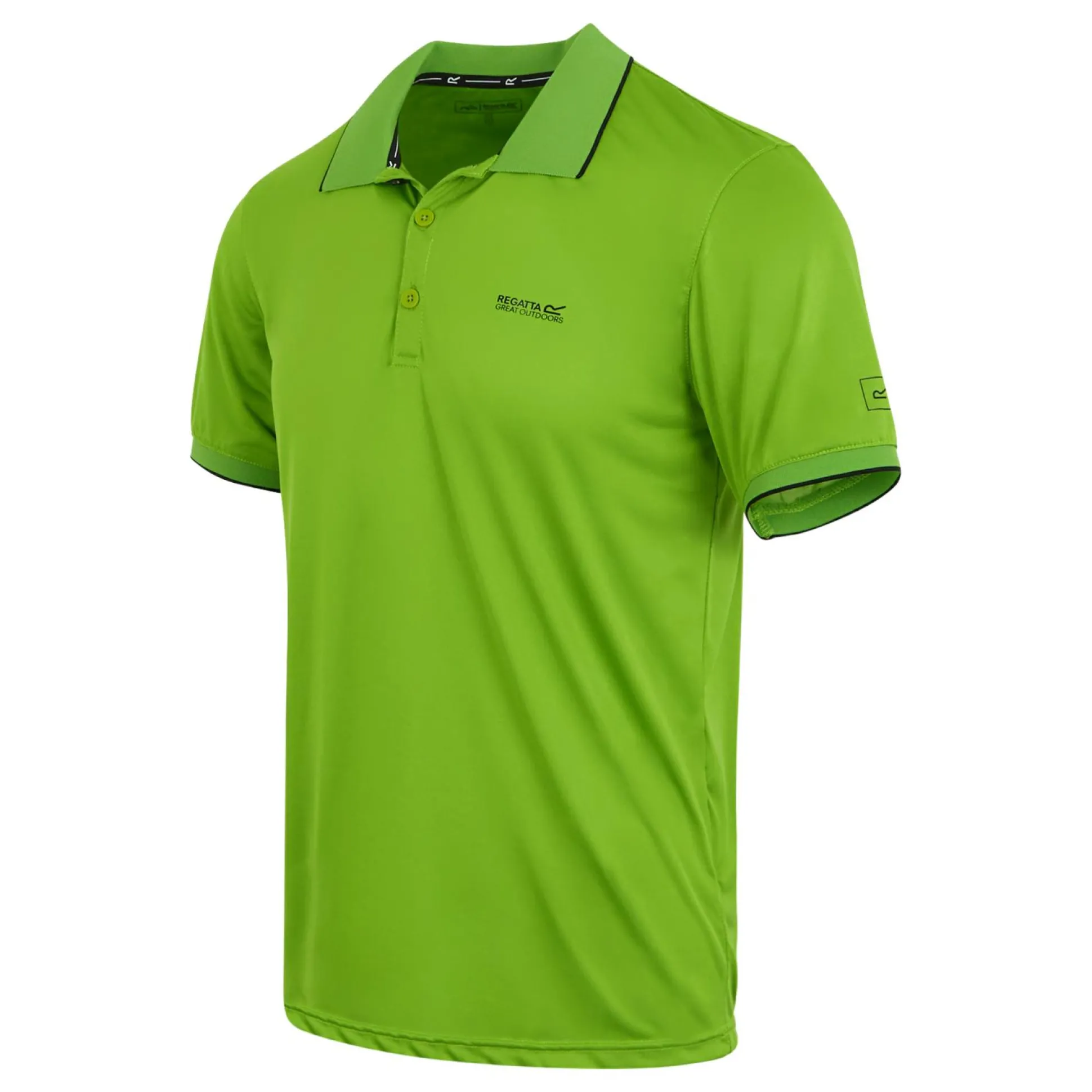Men's Remex II Jersey Polo Shirt | Grenoble Green Solid