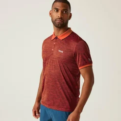 Men's Remex II Jersey Polo Shirt | Tangerine Tango