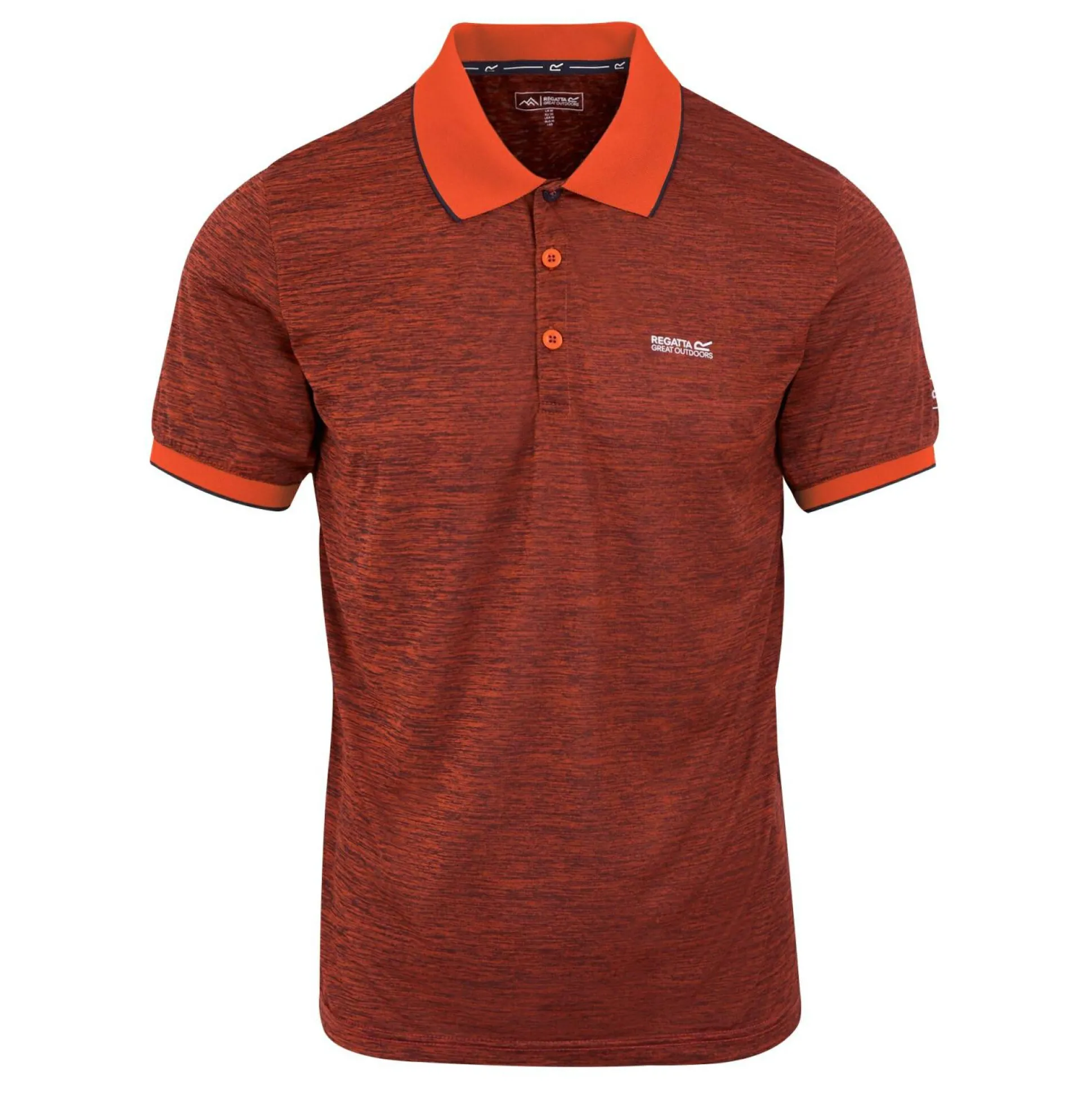 Men's Remex II Jersey Polo Shirt | Tangerine Tango