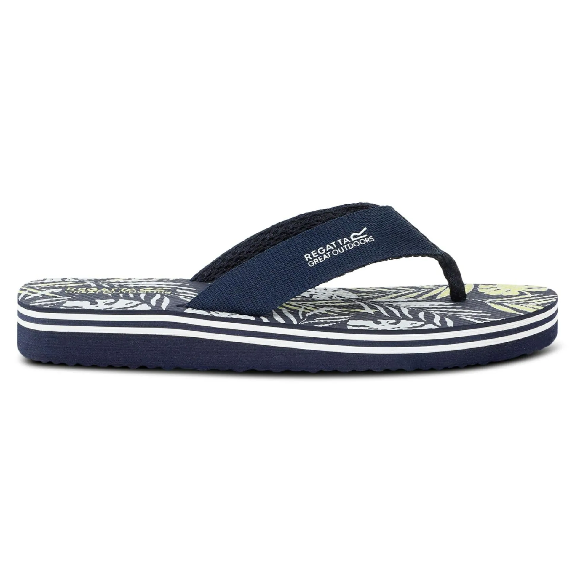 Men's Rico Flip Flops | Navy Leaf