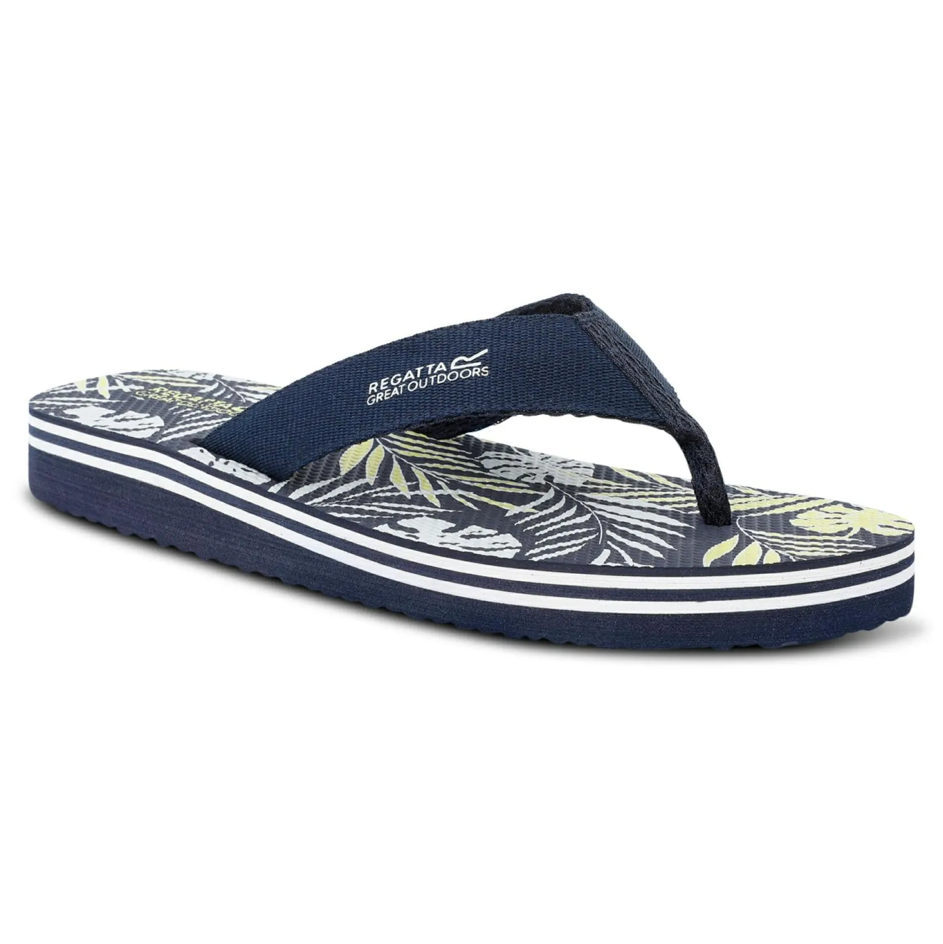 Men's Rico Flip Flops | Navy Leaf