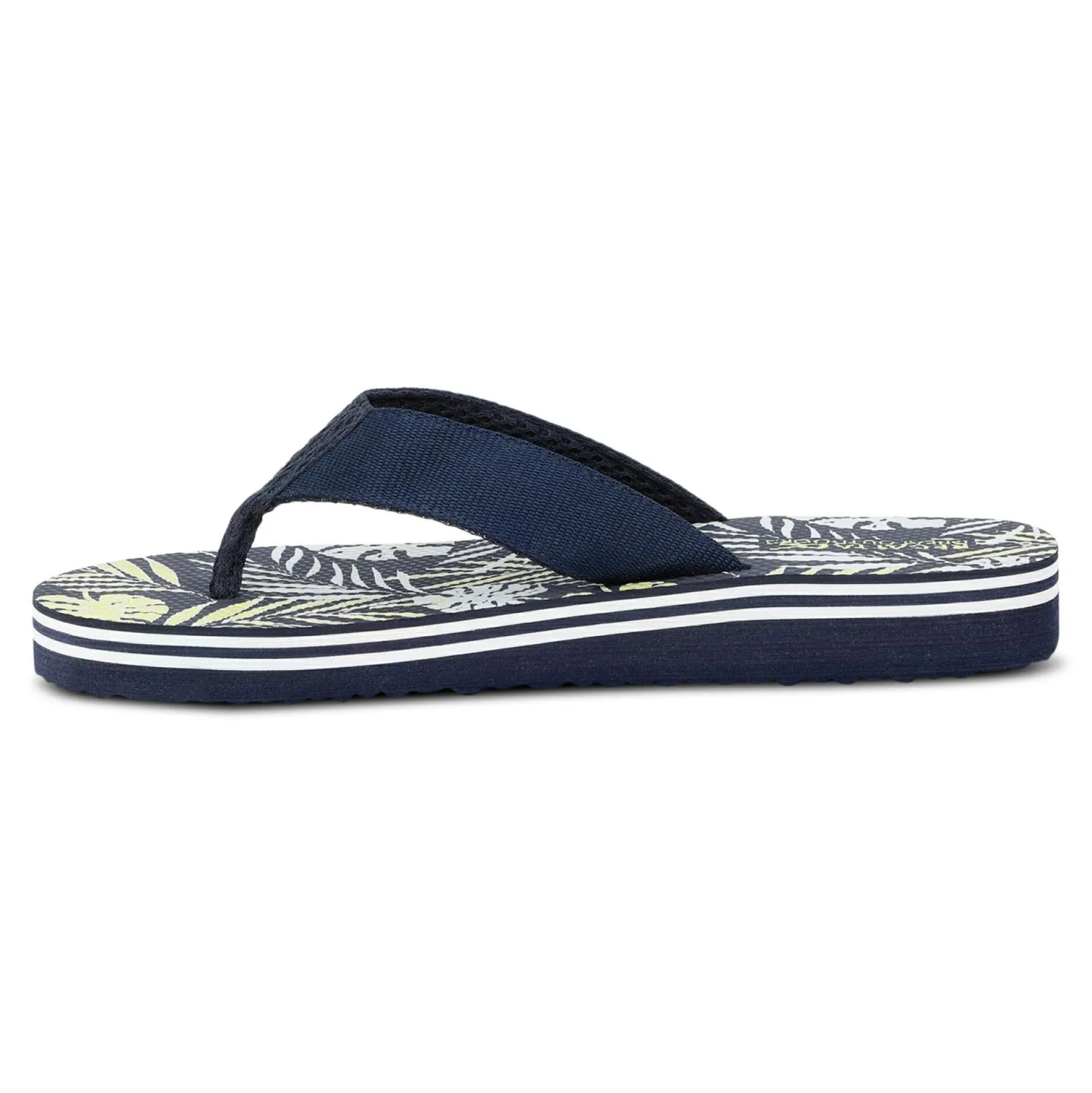 Men's Rico Flip Flops | Navy Leaf
