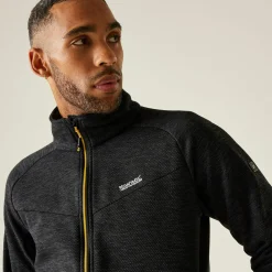 Men's Rivake Full Zip Fleece | Black