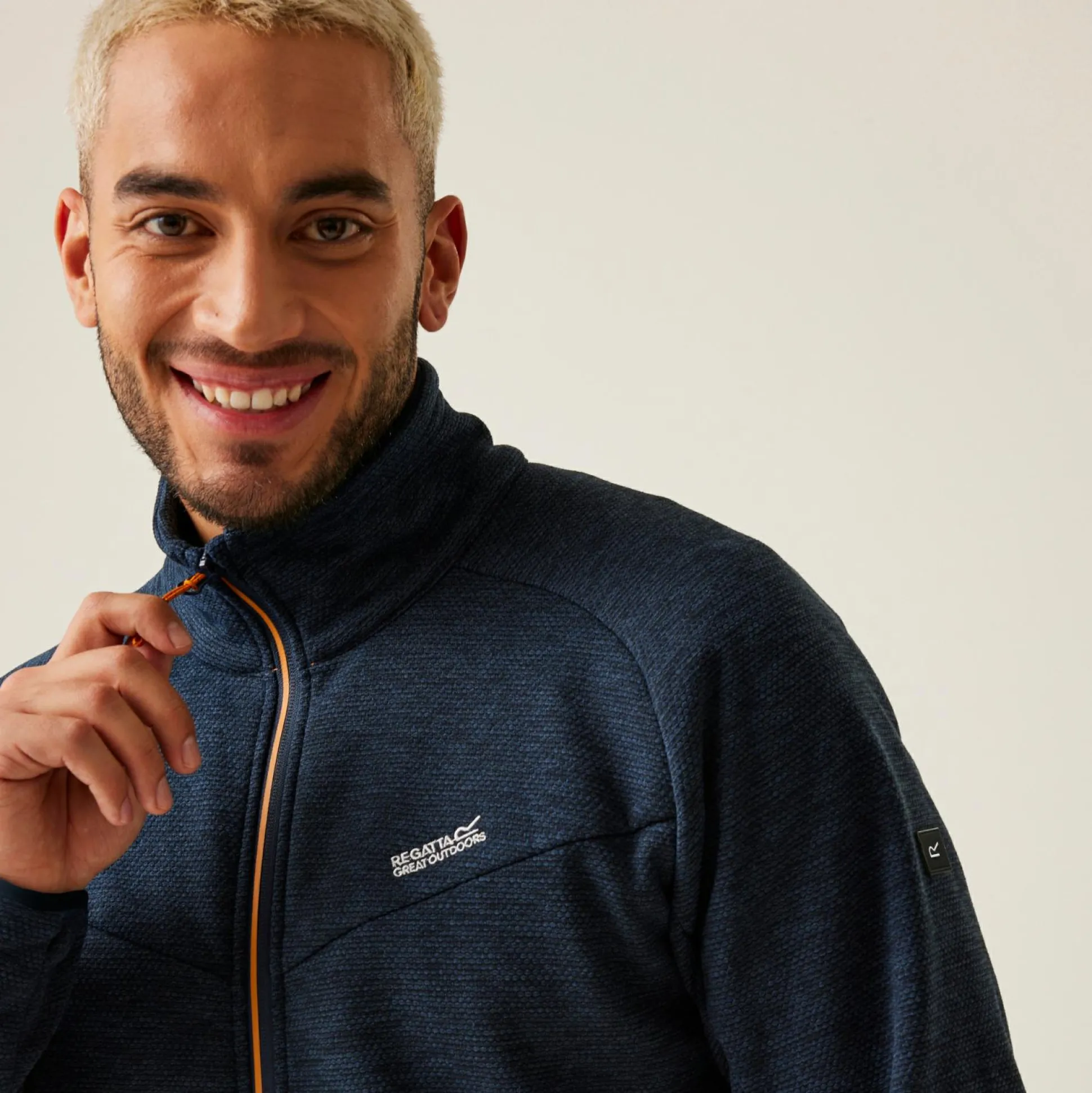 Men's Rivake Full Zip Fleece | Navy Fox