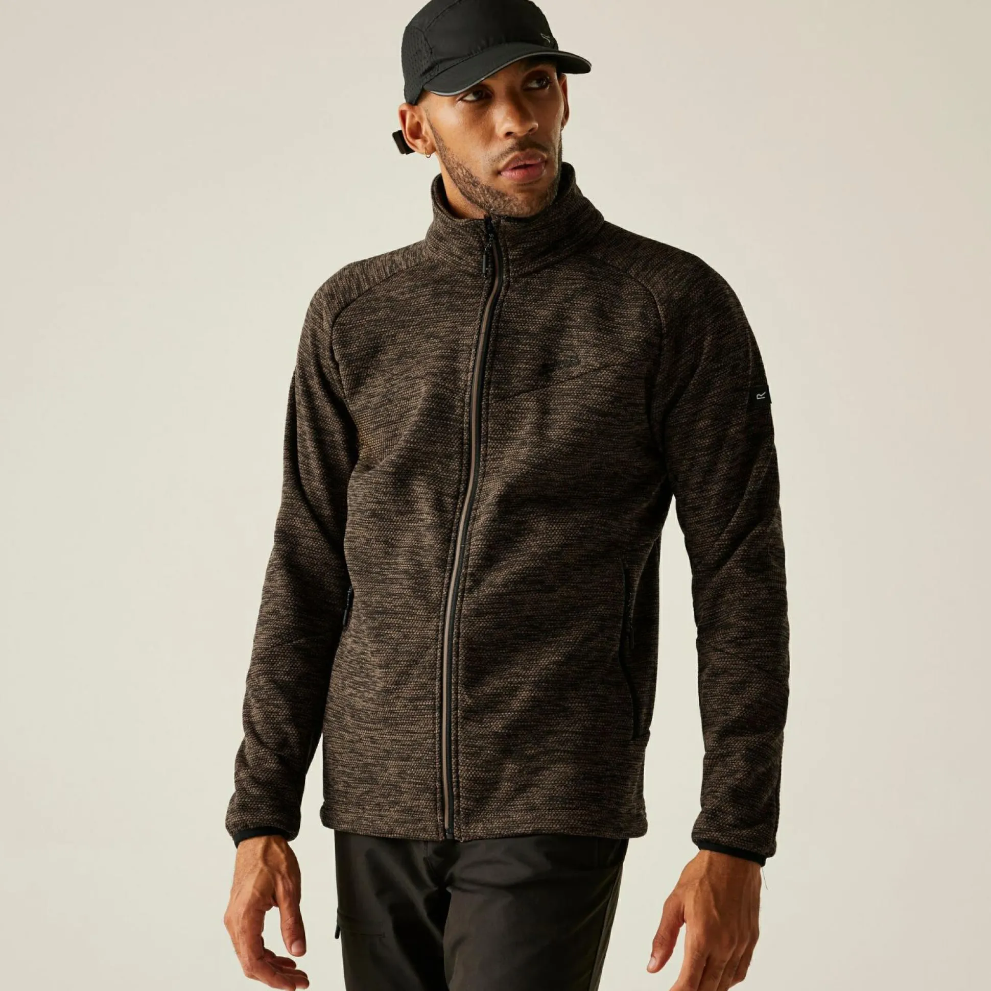 Men's Rivake Full Zip Fleece | Brown