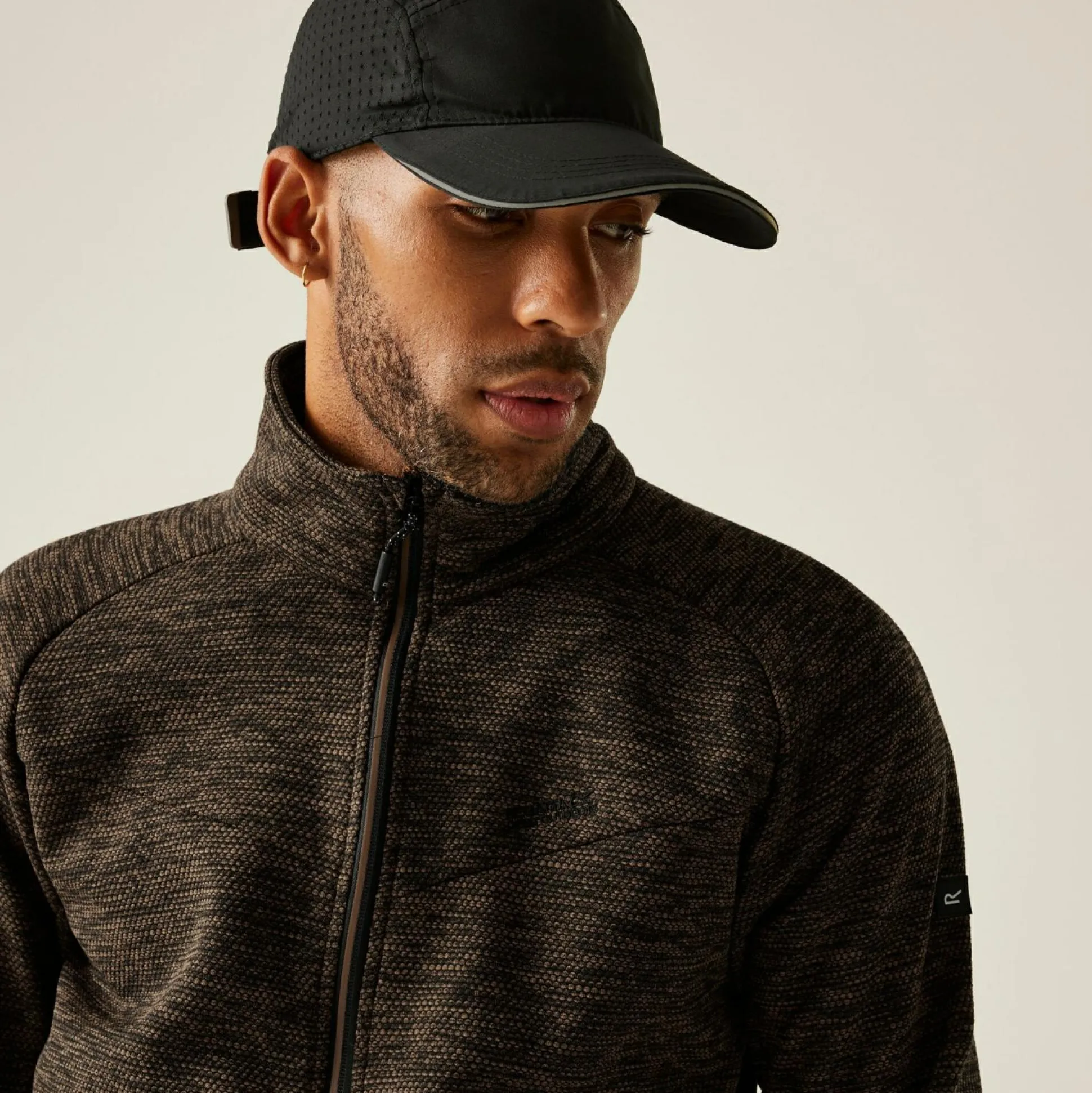 Men's Rivake Full Zip Fleece | Brown