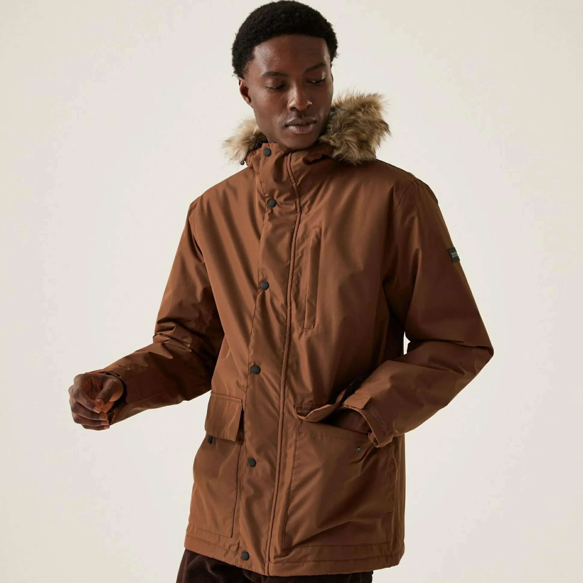 Men's Salinger IV Waterproof Jacket | Dark Brown
