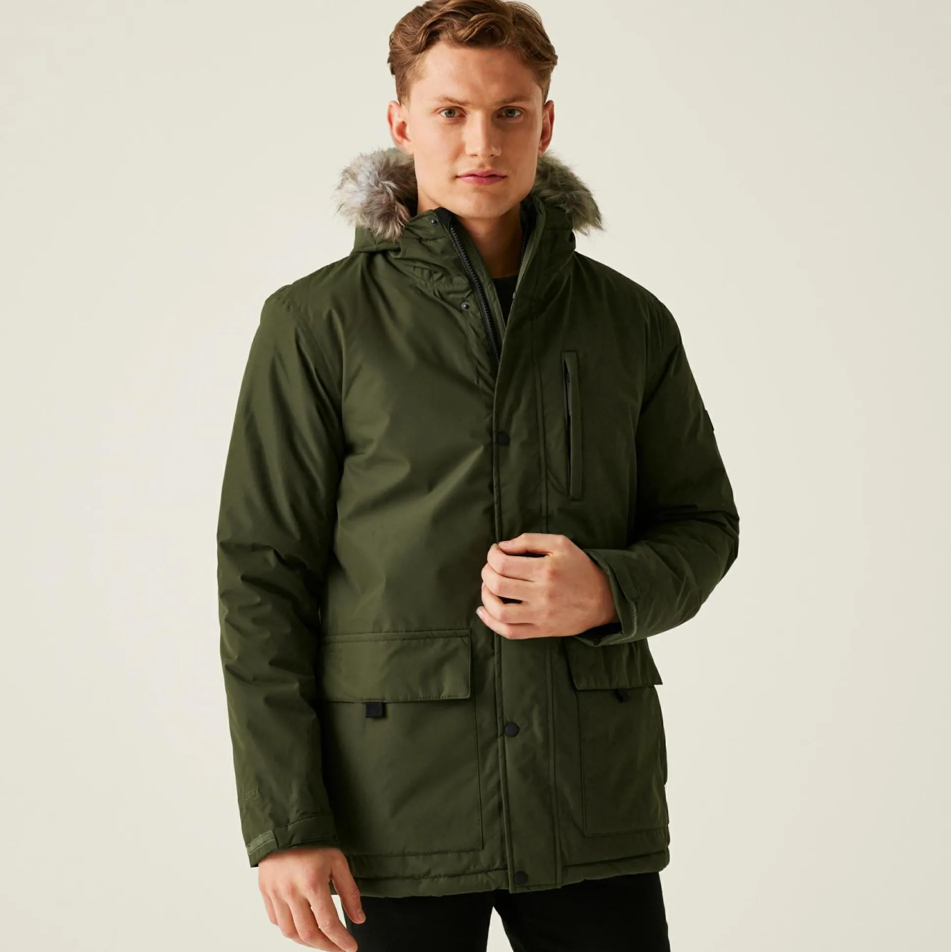 Men's Salinger IV Waterproof Jacket | Dark Khaki