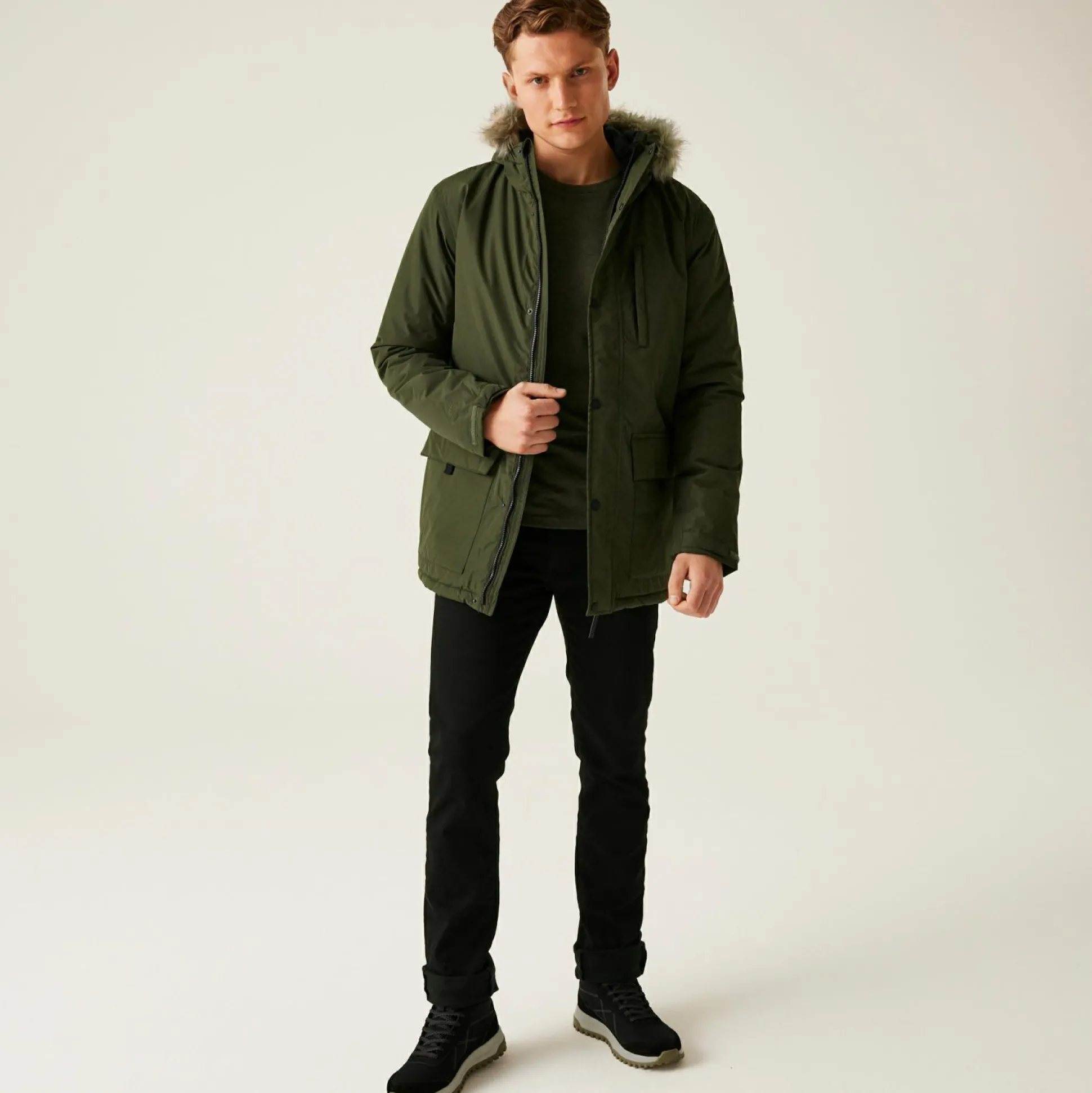 Men's Salinger IV Waterproof Jacket | Dark Khaki