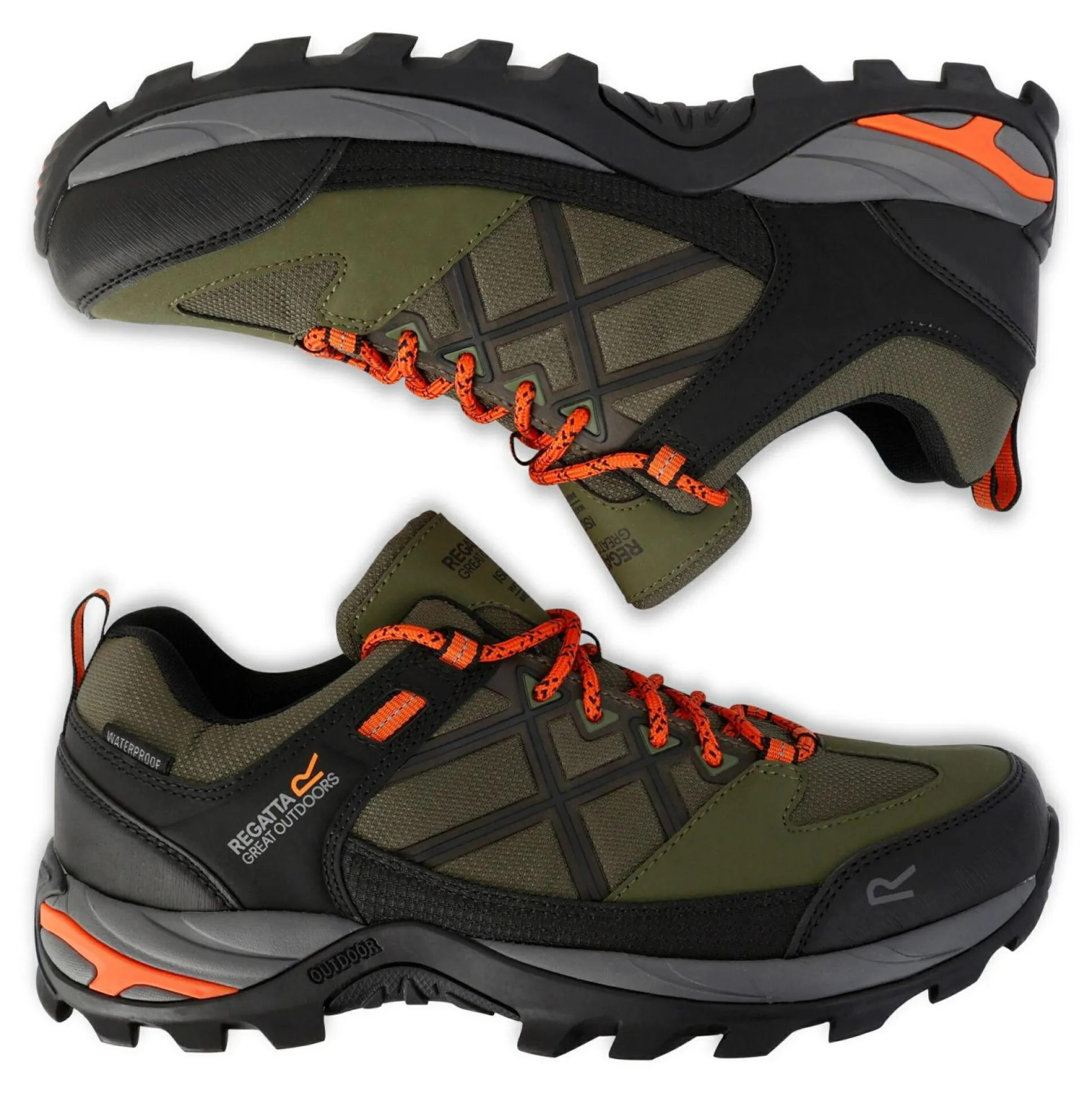 Men's Samaris III Low Walking Shoes | Cypress Green Blaze Orange