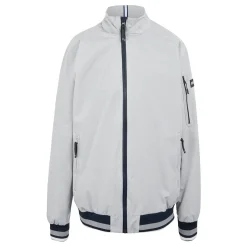 Men's Shorebay III Waterproof Jacket | Silver Grey Linear Stripe
