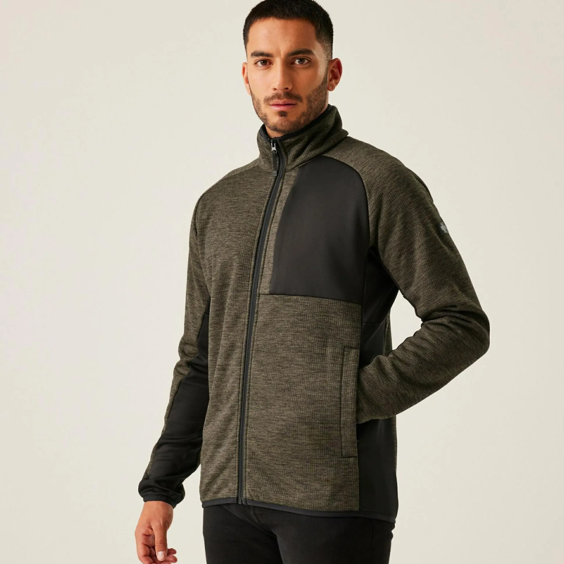 Men's Shorston Full Zip Fleece | Crocodile Marl