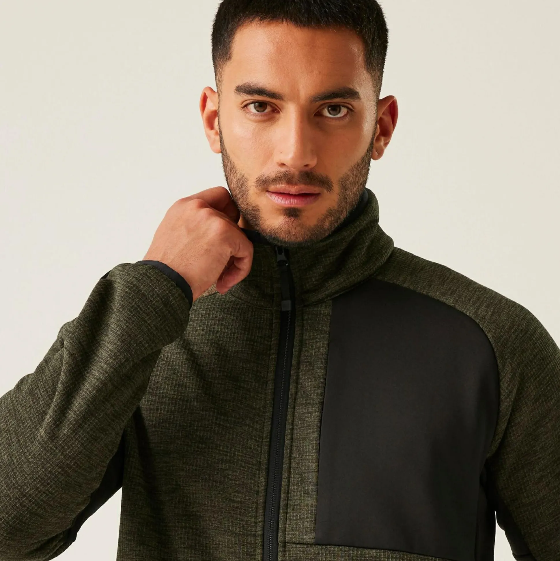 Men's Shorston Full Zip Fleece | Crocodile Marl