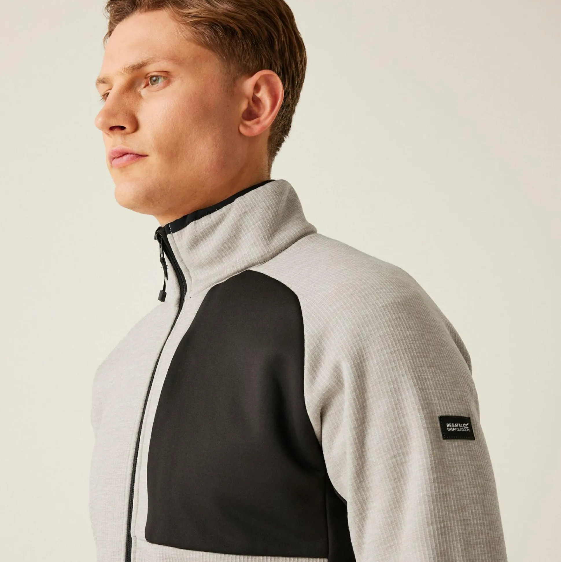 Men's Shorston Full Zip Fleece | Abbeystone Marl