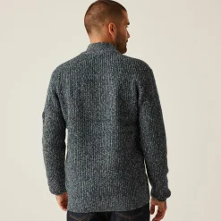 Men's Solomon Knitted Pullover | Navy Marl