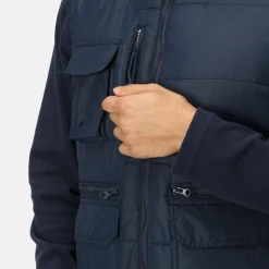 Men's Steller Multi Zip Insulated Bodywarmer | Navy