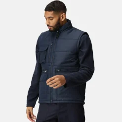 Men's Steller Multi Zip Insulated Bodywarmer | Navy