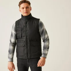 Men's Steller Multi Zip Insulated Bodywarmer | Black