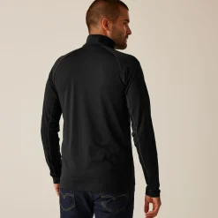 Men's Stretch Full-Zip Midlayer | Black