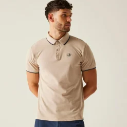 Men's Tadeo II Polo Shirt | White Pepper Navy Tipping