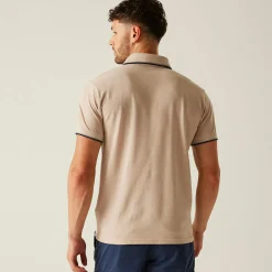 Men's Tadeo II Polo Shirt | White Pepper Navy Tipping
