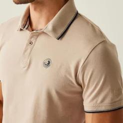 Men's Tadeo II Polo Shirt | White Pepper Navy Tipping
