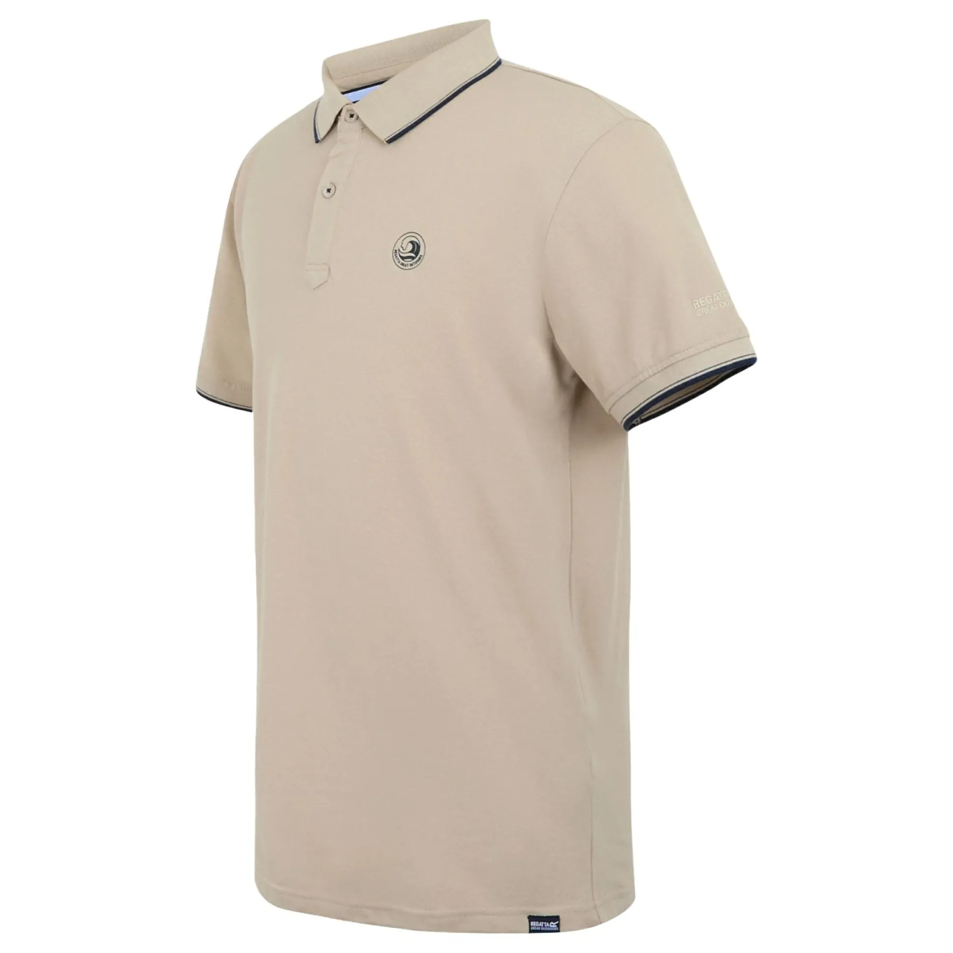 Men's Tadeo II Polo Shirt | White Pepper Navy Tipping