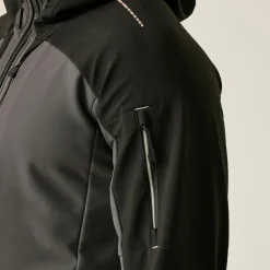 Men's 4Tex Stretch 3 Layer Softshell Jacket | Slate Grey Black