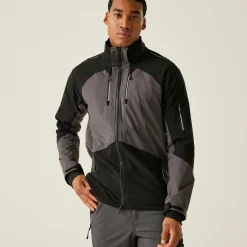 Men's 4Tex Stretch Waterproof Shell Jacket | Slate Grey Black