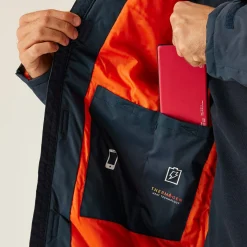 Men's Thermogen Powercell 5000 Waterproof Insulated Hooded Heated Jacket | Navy Magma