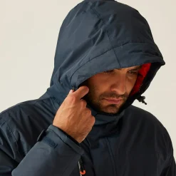 Men's Thermogen Powercell 5000 Waterproof Insulated Hooded Heated Jacket | Navy Magma
