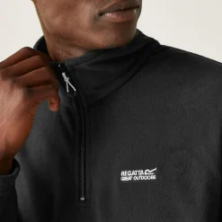 Men's Thompson Lightweight Half Zip Fleece | Black