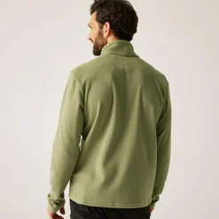 Men's Thompson Lightweight Half Zip Fleece | Olive Green