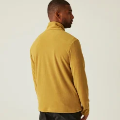 Men's Thompson Lightweight Half Zip Fleece | Mustard