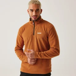Men's Thompson Lightweight Half Zip Fleece | Burnt Copper