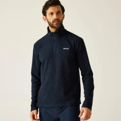 Men's Thompson Marl Half Zip Fleece | Navy Blue