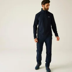 Men's Thompson Marl Half Zip Fleece | Navy Blue