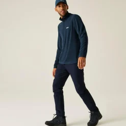 Men's Thompson Marl Half Zip Fleece | Navy Blue