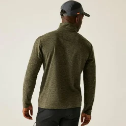 Men's Thompson Marl Half Zip Fleece | Green