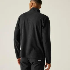 Men's Thompson Marl Half Zip Fleece | Ash Grey