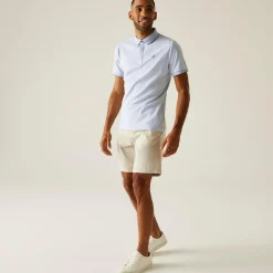 Men's Tiver Polo Shirt | Skyway White Stripe