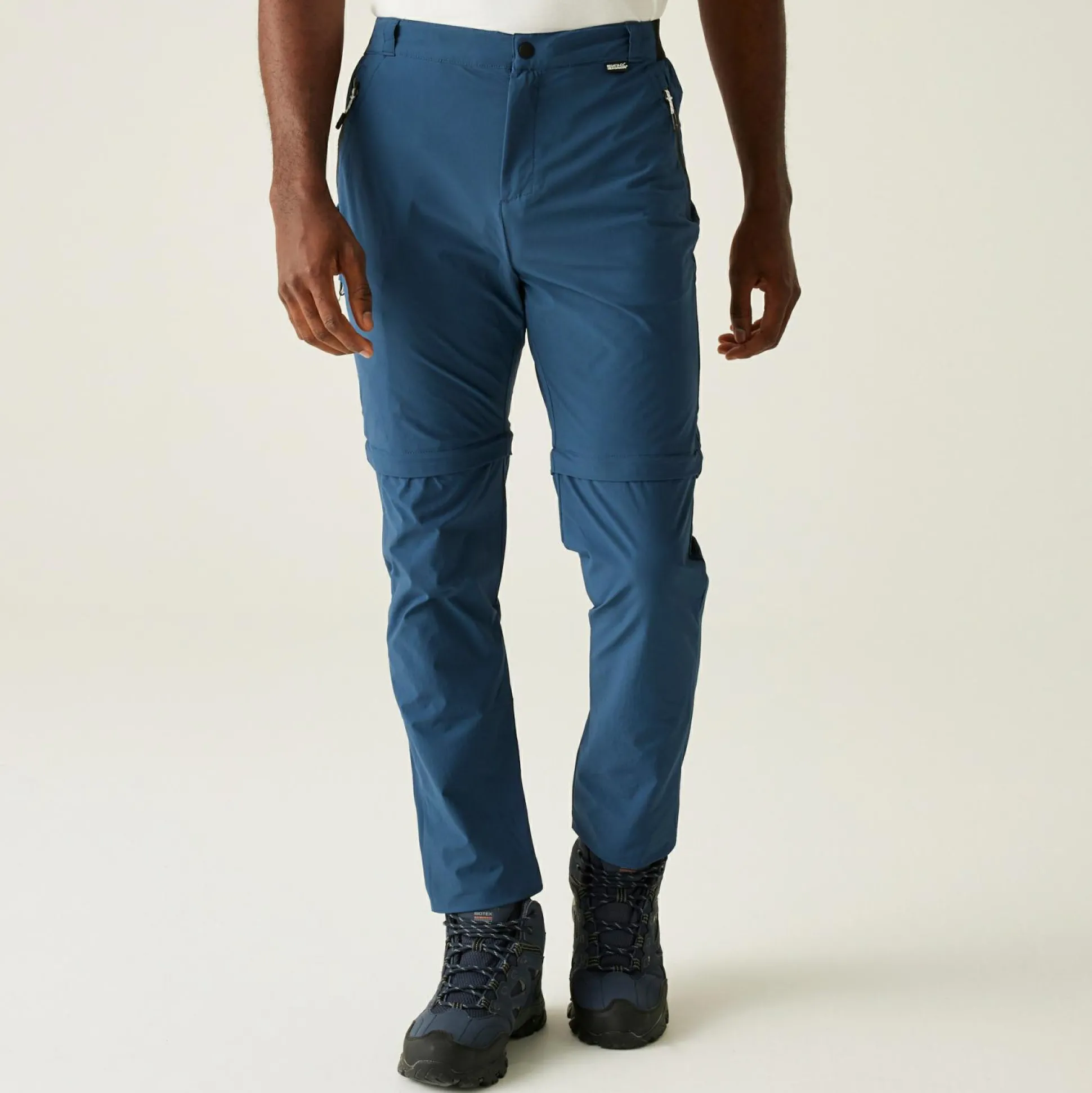 Men's Travel Light Zip Off Packaway Trousers | Moonlight Denim