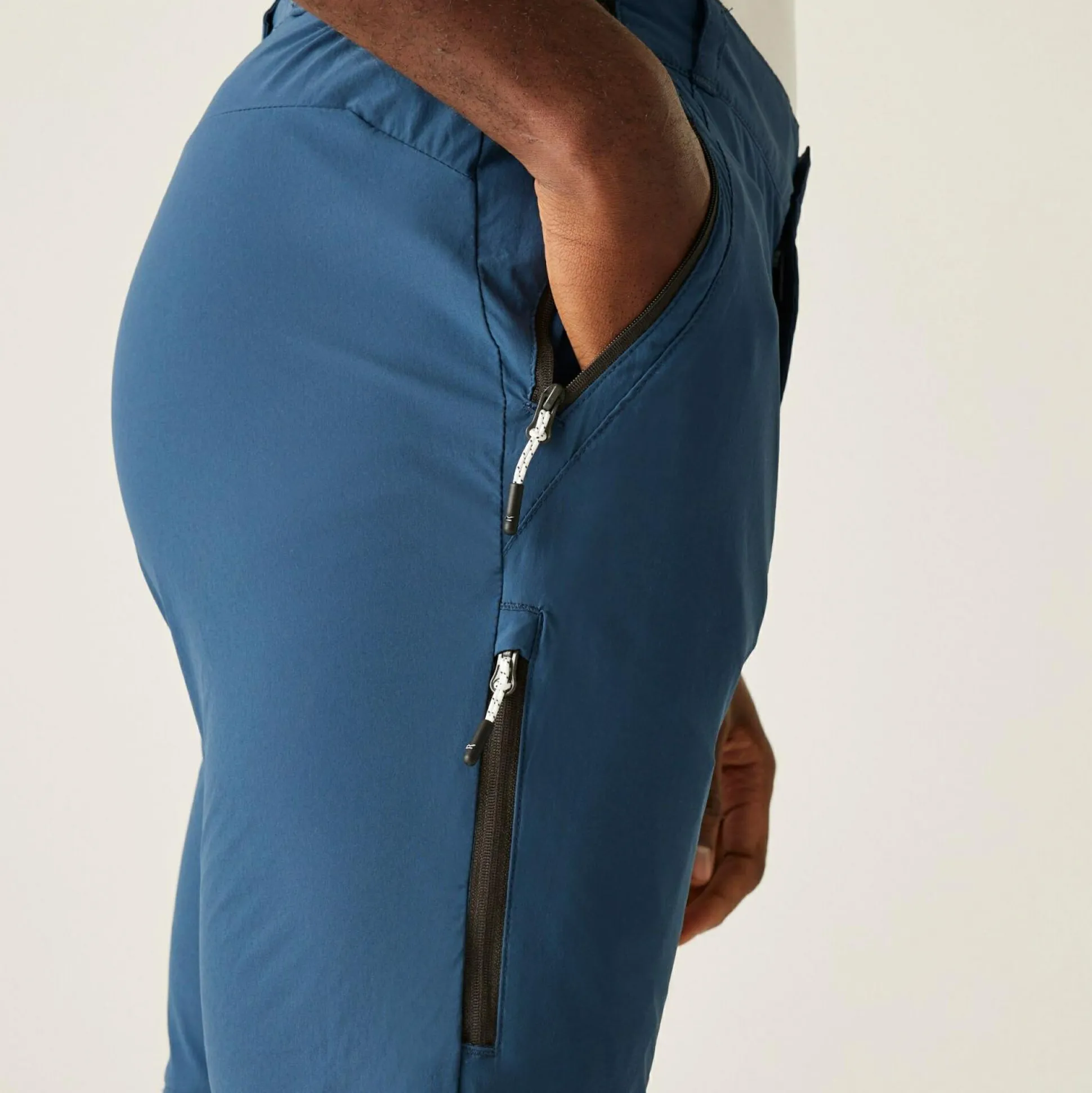 Men's Travel Light Zip Off Packaway Trousers | Moonlight Denim